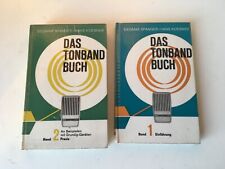 Das Tonband Buch Band 1 + 2  Siegmar Spanger / Hans Koebner Grundig