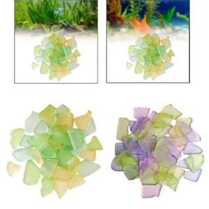 Verre de mer pour l'artisanat 500G Bricolage pour la décoration d'aquarium - Imagen 1 de 13