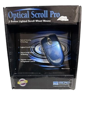 Micro Innovations PS/2 Optical Scroll Mouse Model PD490P - Image 1 of 4