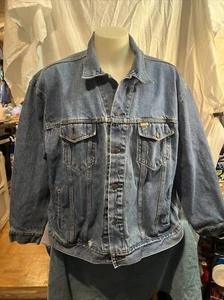 Men's Levi Strauss Signature Standard Trucker Denim Jacket XL blue Jean T1 - Picture 1 of 7