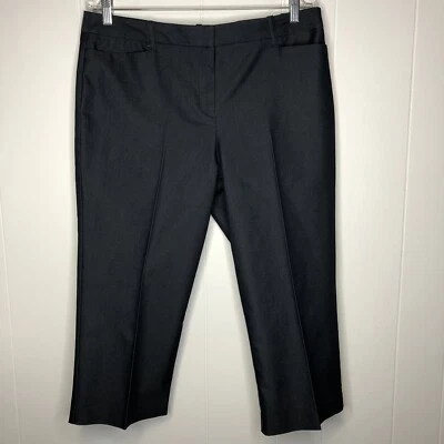 Jean Capri Attention corte moderno para mujer talla 12 azul denim bolsillos elásticos Foto 1 de 4