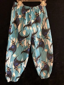 Vtg 90s Batman Pants AOP Little Boys Kids Size 4 Blue Gotham City 1993 DC Comics - Picture 1 of 7