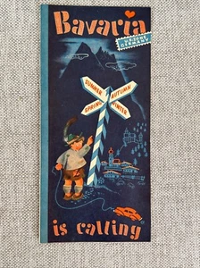 RARE - 1940's Pamphlet - Bavaria is Calling - U.S. Zone Germany - Collectible - Picture 1 of 4
