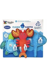 Spunky Pup Clean Earth Recycled Plush Dog Toys (3 Pack) - Picture 1 of 6