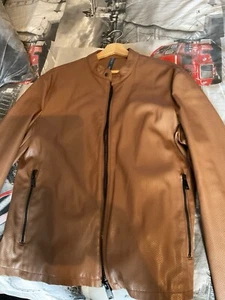 Men’s Zara Faux Leather Lightweight Jacket XL - Picture 1 of 7