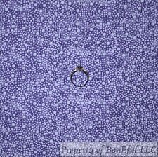 BonEful Fabric FQ Cotton Quilt Purple Tonal Polka Dot Bubble Water Calico Small
