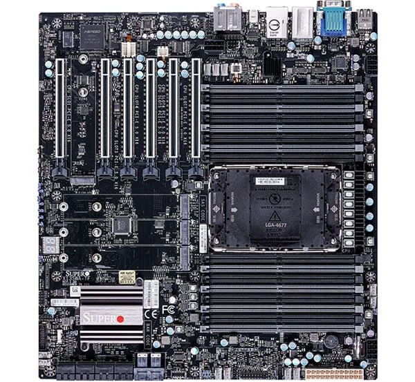 SUPERMICRO X13SWA-TF LGA4677 Intel W790 DDR5 MBD-X13SWA-TF-O E-ATX Motherboard - Image 1 of 1
