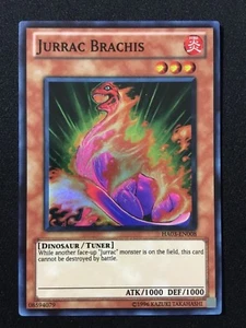 Yu-gi-oh! - Jurrac Brachis - HA03-EN008 - Super Rare - Unlimited Edition M/NM X1 - Picture 1 of 2