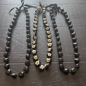 Juego de 3 Collares Isla Hechos a Mano Joya Nueces del Paraíso Artesanal Pulido - Imagen 1 de 7