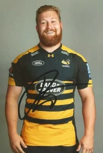 WASPS & ENGLAND RUGBY UNION: TOM WEST SIGNED 6x4 PORTRAIT PHOTO+COA - Picture 1 of 1