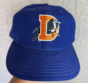 Cappello Durham Bulls Vintage Nuova Era Lana MILB Minor League Baseball Fitted 7 1/2 - Foto 1 di 4