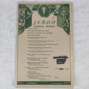 1964 Christ Lay In Death's Dark Prison J. S. BACH Choral Works Easter Cantata 4 - Picture 1 of 24