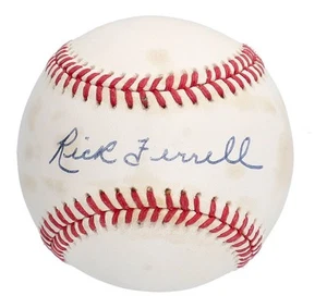 Rick Ferrell Red Sox Signed Official American League Baseball PSA U65218 - Picture 1 of 2