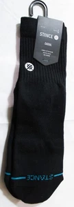 Calcetines Stance Unisex Mezcla de Algodón Puntera Sin Costuras Icono Cuarto DH3 Negros Grandes Nuevos con Etiquetas - Imagen 1 de 4