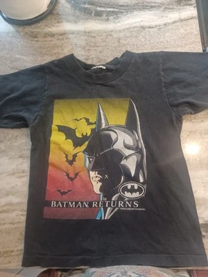 1992 DC漫画蝙蝠侠归来儿童T恤 — 第 1/4 张图片