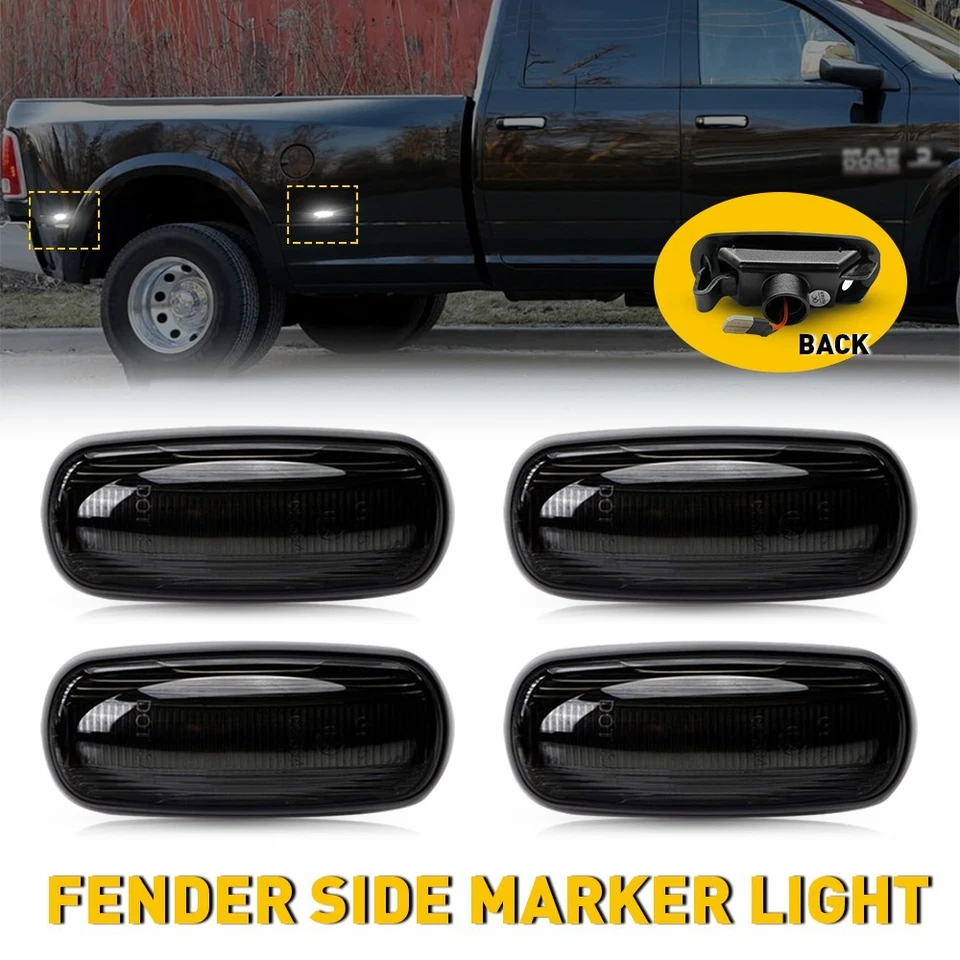 4x Luces LED de doble rueda para Dodge RAM 3500HD 2003-2009 Len ahumadas Foto 1 de 4