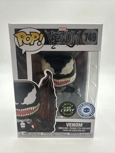 Funko Pop! Marvel Venom #749 Winged Venom CHASE GITD Glow Pop in a Box Exclusivo - Imagen 1 de 6