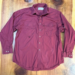 Filson Herren Langarm Feldhemd XLe Baumwolle Knopf Jagd Outdoor F3-19 - Bild 1 von 6