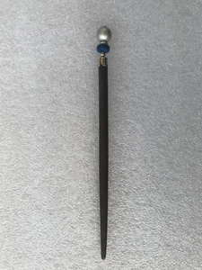 Lilla Rose Blue & Silver Hair Stick L (Long) (Single) - Picture 1 of 2