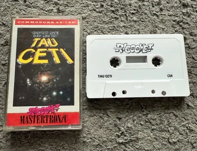 TAU CETI - Ricochet version - Commodore 64 C64 C128 - TESTED game vgc  - Image 1 of 4