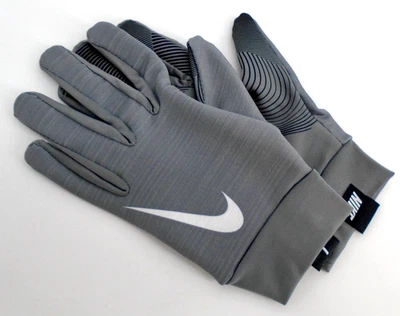 Nike Base Layer Gloves Adult Men's Large LT Smoke Grey/White - Image 1 of 4