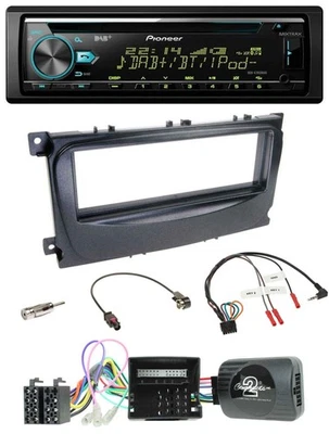 Pioneer DAB Lenkrad CD USB Bluetooth Autoradio für Ford C-Max Can 07-10 Focus sc - Bild 1 von 4