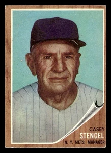 1962 Topps #29 Casey Stengel - VG-VGEX *TedsCardShack* - Picture 1 of 2