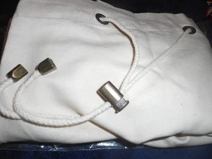 NEW LONGABERGER LARGE BROADWALK LINER DRAWSTRING CANVAS #28860128 - Picture 1 of 2