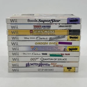 Lot of 10 Nintendo Wii Games - Various Condition - Untested No Manuals - Picture 1 of 6