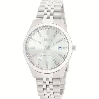 LIU JO INTEREST  SILVER   OROLOGIO UOMO  SOLO TEMPO TLJ2420   NUOVO - Immagine 1 di 2