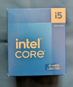 New Intel Core i5 14400, S 1700, Raptor Lake, 10 Cores, 16 Threads, 4.7GHz - Afbeelding 1 van 5