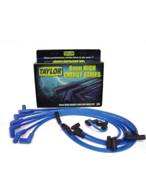 Taylor/Vertex Spark Plug Wire Set High Energy Spiral Core 8 mm Blue 90 (64602) - Image 1 of 4