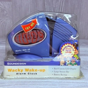 Vintage new Soundesign Wacky Wake Up Alarm Clock AM/FM Radio 3131L y2k 90s retro - Picture 1 of 6