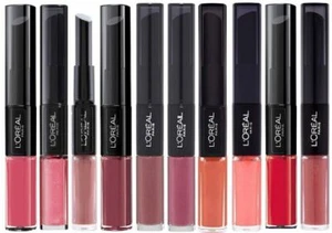 L'OREAL Paris Infallible 2 Step Lipstick - CHOOSE SHADE - NEW Sealed - Picture 1 of 57