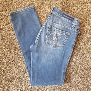 Rock & Republic Damengröße 4 (27"x31") Low Rise Skinny Denim blaue Jeans - Bild 1 von 11