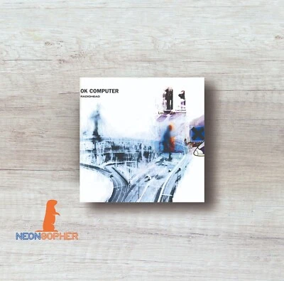 RADIOHEAD OK COMPUTADOR TELA IMPRESSÃO ÁLBUM CAPA ARTE PAREDE C92 - Imagem 1 de 4