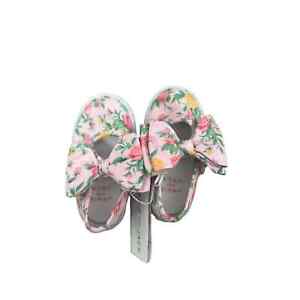 Janie and Jack Floral Toddler Shoes size 5C