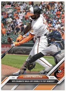 2024 Topps NOW Cedric Mullins Card # 422 Baltimore Orioles MLB Baseball - Picture 1 of 2