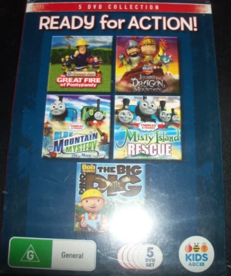 Ready For Action ABC KIds (Thomas & Friends Fireman Sam) (Aust Reg R 4) DVD NEW - Image 1 of 2