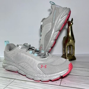 Under Armour Women's Charged Vessert Running Shoe Size 10M Gray / Pink Orange   - Picture 1 of 10