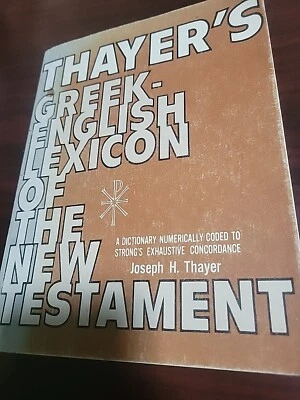 New Thayer's Greek English Lexicon of the New Testament, by J. H. Thayer, 1977 - Image 1 of 4