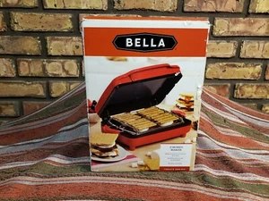 BELLA RED S'MORES MAKER MACHINE BRAND NEW IN BOX - Picture 1 of 11