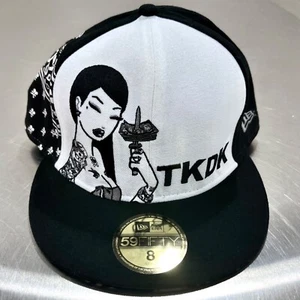 RARE Geisha Gangster TKDK Tokidoki 2011 New Era 59FIFTY 2 Tone Fitted Cap Hat 8 - Bild 1 von 6
