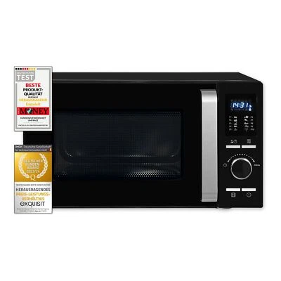 Exquisit Mikrowelle MW 8925-7 Hsw | Heißluft und Grill | max. 1950 W - Bild 1 von 4