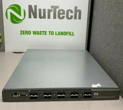 HP StorageWorks 8/20q Fibre Channel Switch AK242-63002 465714-002 - Image 1 of 4