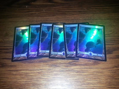 MTG 1x Zendikar common land FOIL Japanese LP Island #234 ships w/ tracking - Image 1 of 2