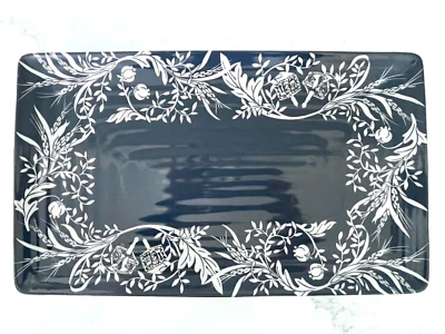 Прямоугольное блюдо POTTERY BARN HANUKKAH 9 1/2 x 16 дюймов ОТЛИЧНОЕ СОСТОЯНИЕ ТОВАРА! - Изображение 1 из 2