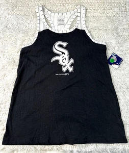 Camiseta sin mangas de béisbol MLB talla grande (10/12) de los Chicago White Sox con espalda deportiva talla juvenil - Imagen 1 de 5
