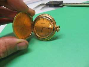 VIntage bulova 17j mechanical pocket watch n6 7981 n7 10eb