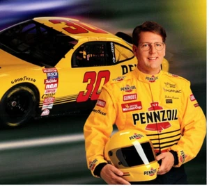JOHNNY BENSON 1996 PENNZOIL #30 NASCAR Winston Cup Series Promotional Card 1997 - Picture 1 of 6